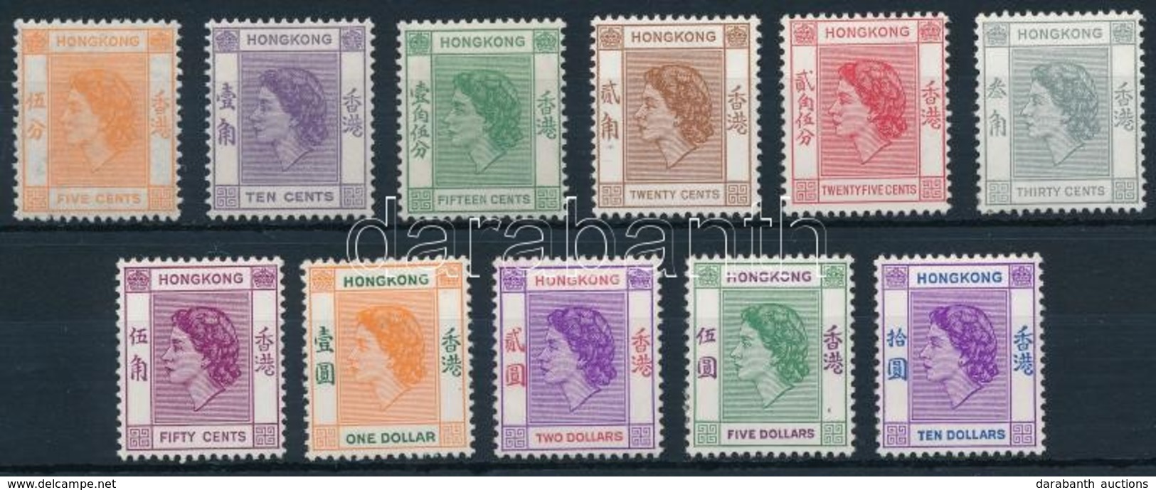 * 1954 11 Klf Forgalmi Mi 178-183, 185, 187, 189-191 - Otros & Sin Clasificación