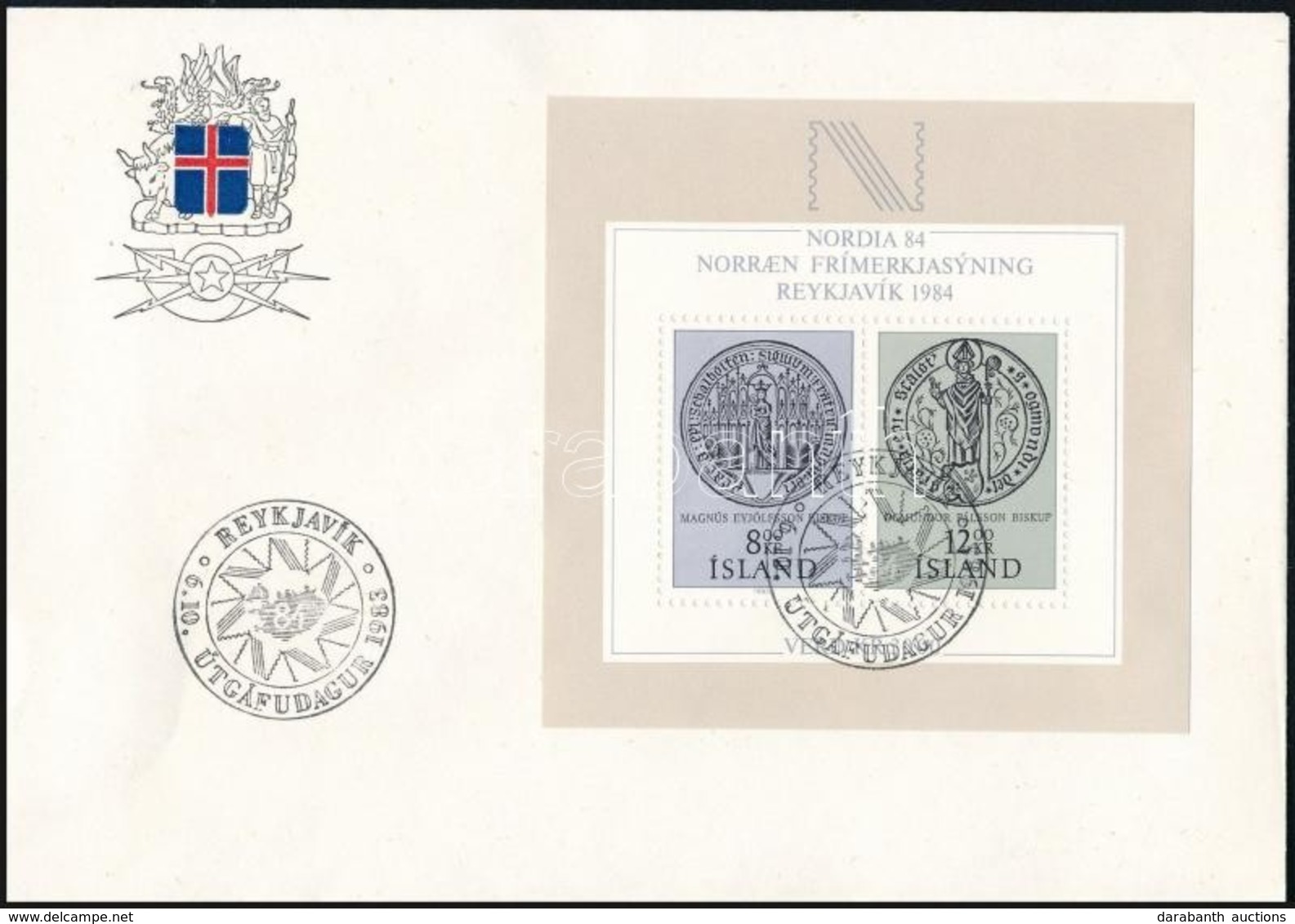 1983 Bélyegkiállítás Blokk Mi 5 FDC-n - Otros & Sin Clasificación