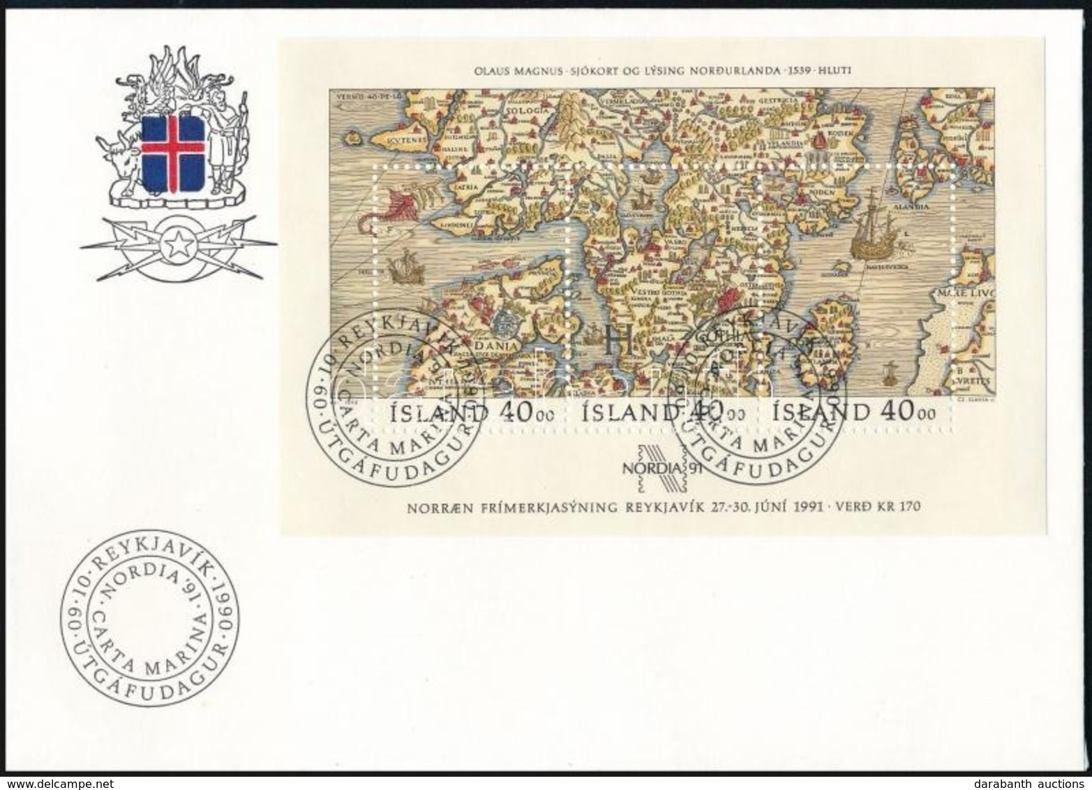 1990 Bélyegkiállítás Blokk Mi 11 FDC-n - Otros & Sin Clasificación