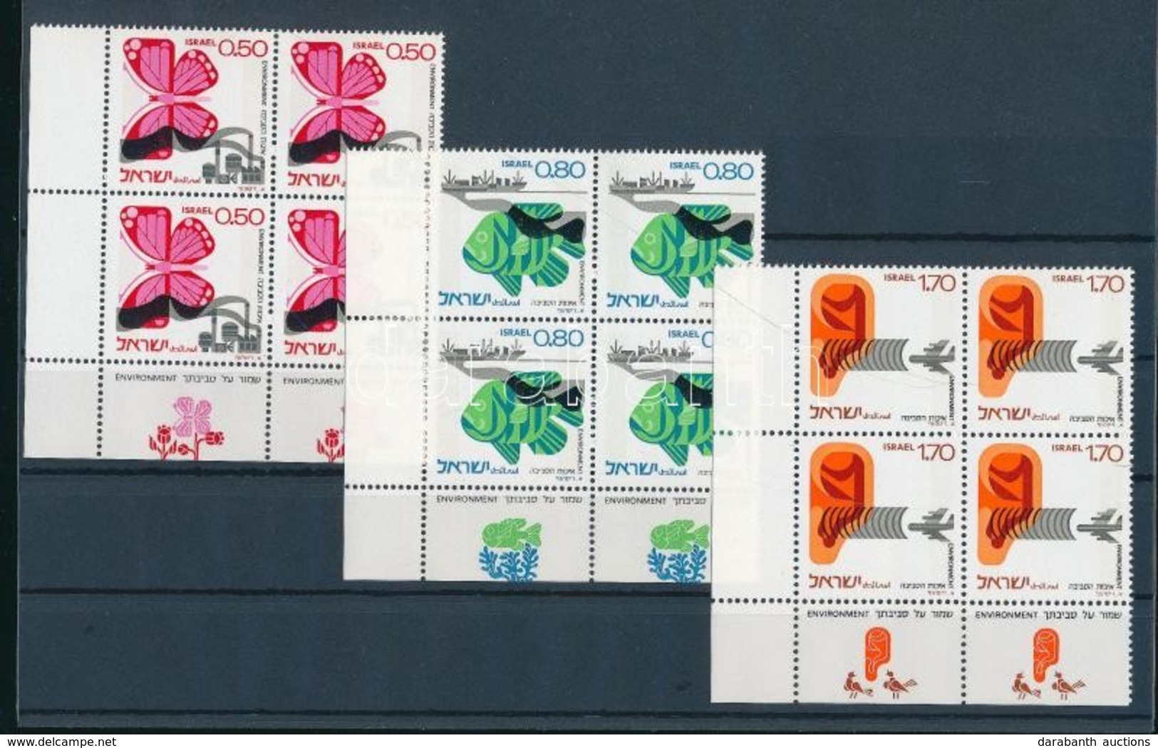 ** 1975 Környezetvédelem Tabos Sor Mi 656 A-657 A-658 C - Altri & Non Classificati