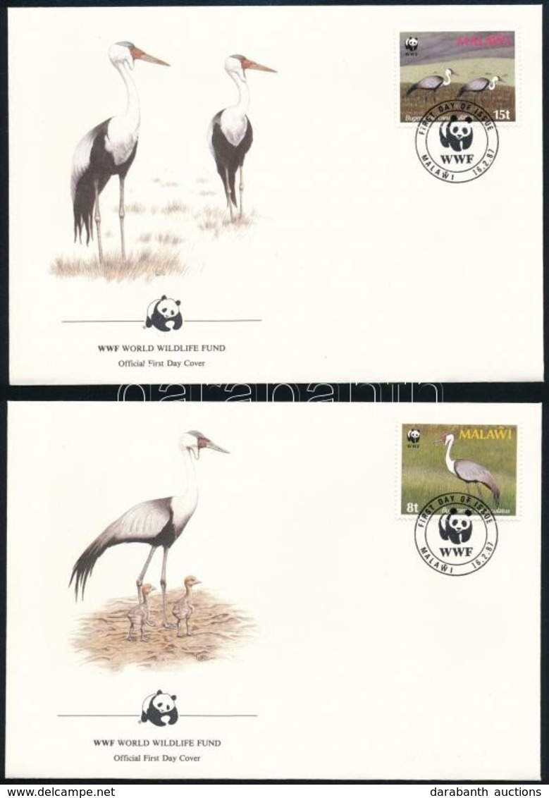 1987 WWF: Golyvás Daru Sor Mi 477-480 4 Db FDC-n - Otros & Sin Clasificación