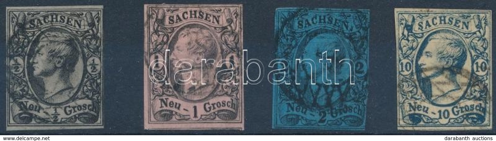 O 1855-1856 Mi 8, 9, 10, 13 (Mi EUR 341,-) - Sonstige & Ohne Zuordnung