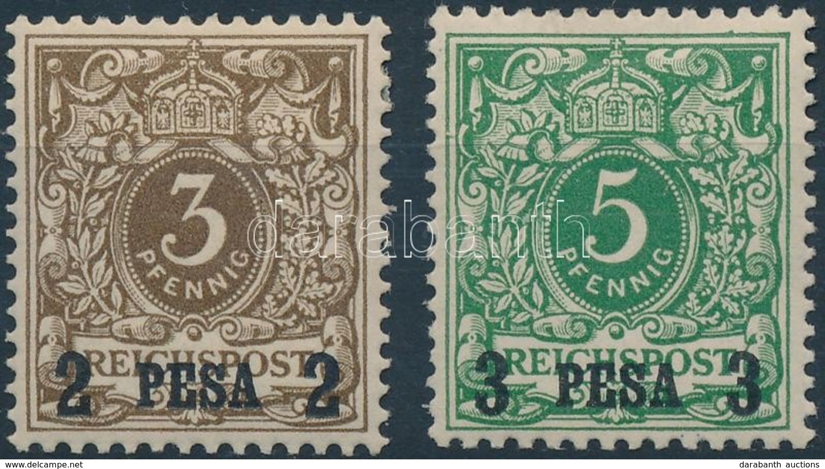 * Deutsch Ostafrika 1893 Mi 1-2 I - Sonstige & Ohne Zuordnung
