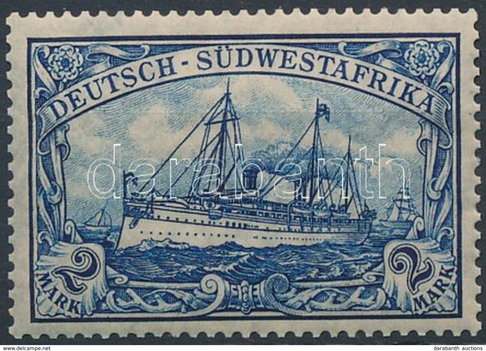 ** Deutsch-Südwestafrika 1906 Császári Jacht Mi 30B - Sonstige & Ohne Zuordnung