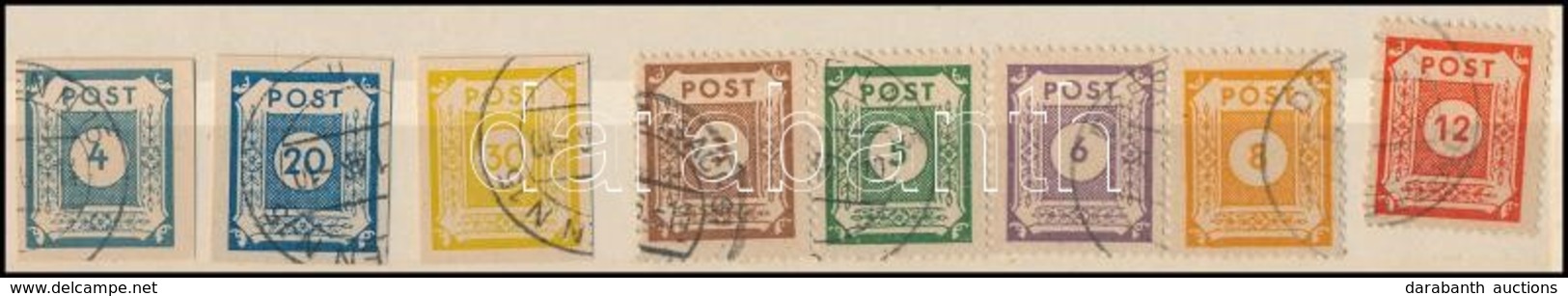 O 1945 Forgalmi 2 Db Klf Sor Mi 53-55, 56-60 - Other & Unclassified