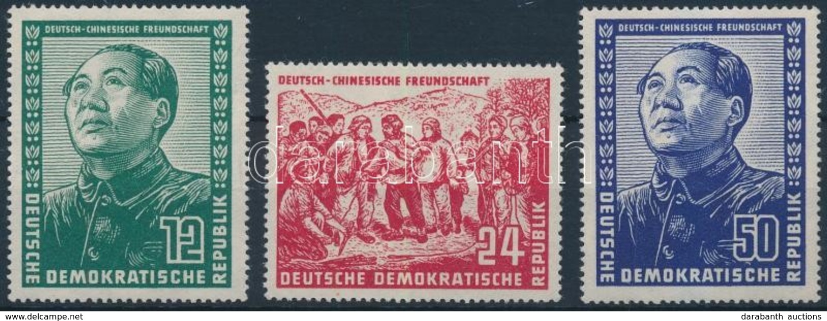 ** 1951 Német-kínai Barátság Mi 286-288 - Sonstige & Ohne Zuordnung