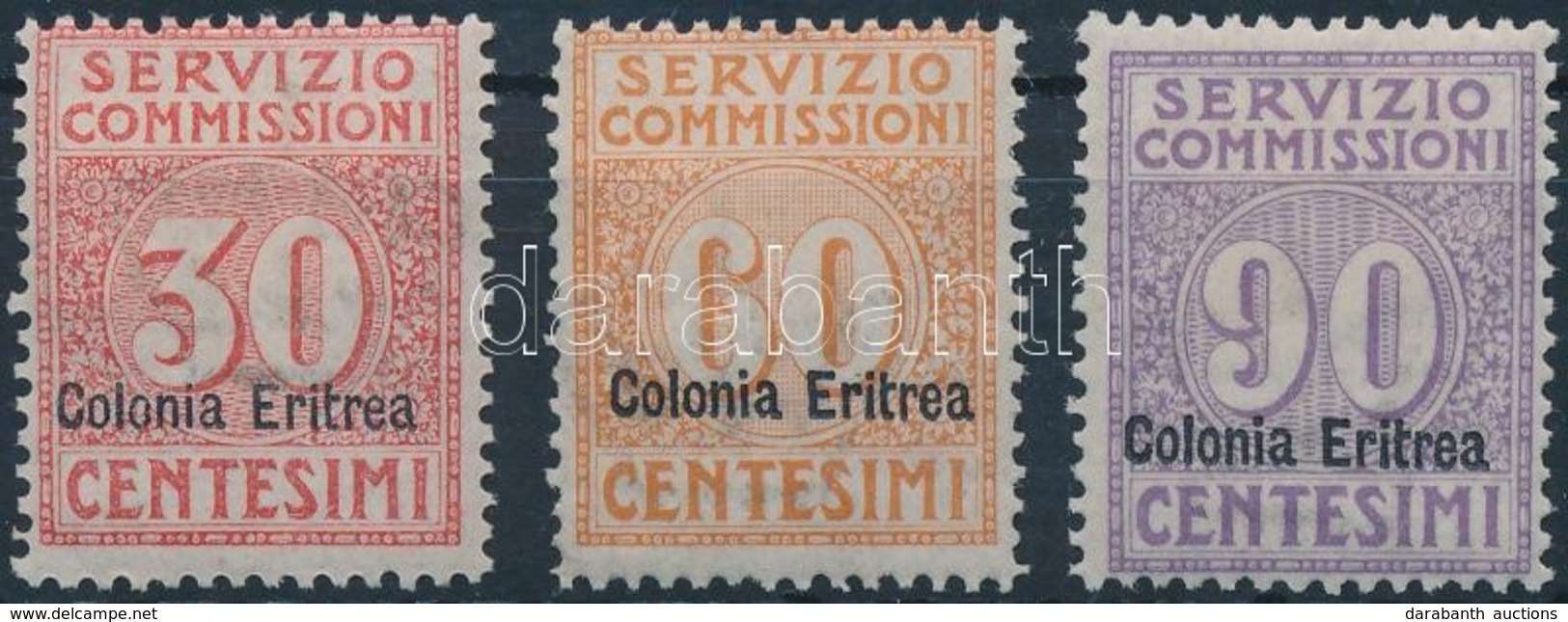 * 1916 Elszámolási Bélyegek Sor Mi 3-5 - Otros & Sin Clasificación