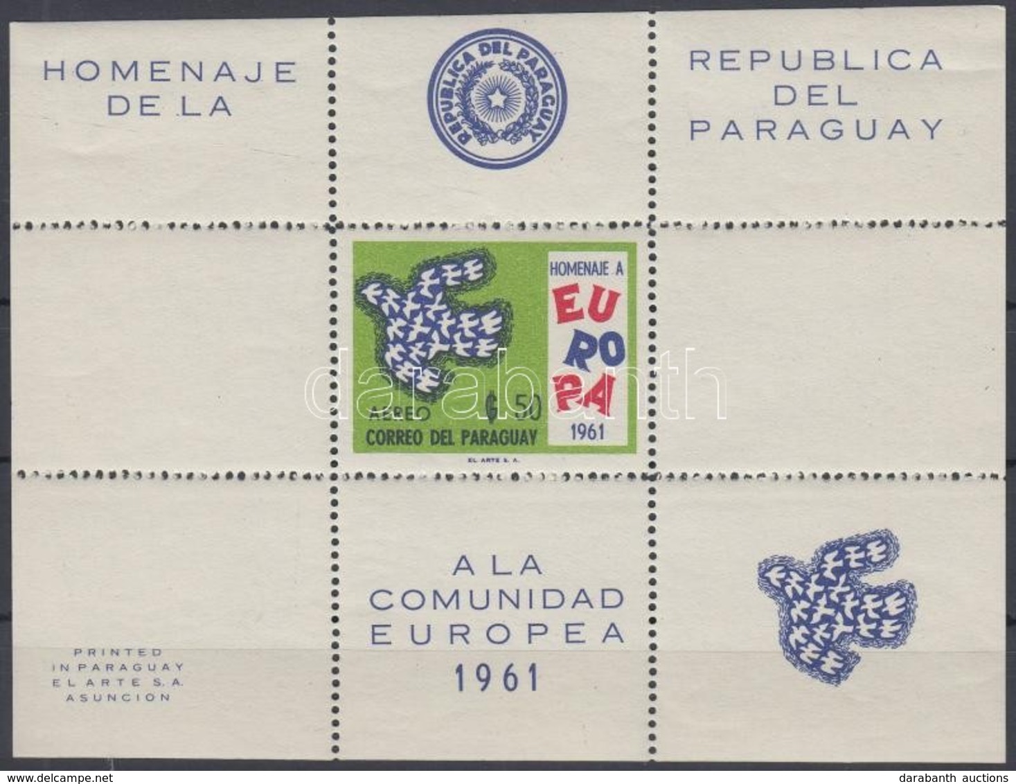 ** 1961 Egyesült Európa Blokk Mi 15 - Otros & Sin Clasificación