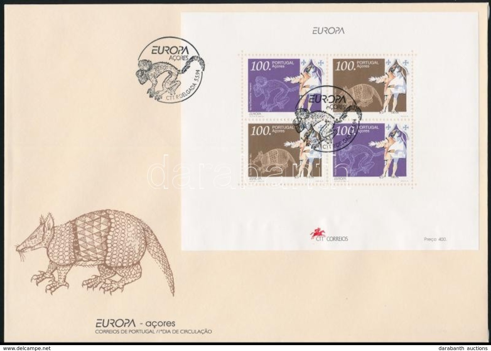 1994 Europa: Nemzeti Fesztiválok és ünnepek Blokk Mi 14 FDC - Otros & Sin Clasificación