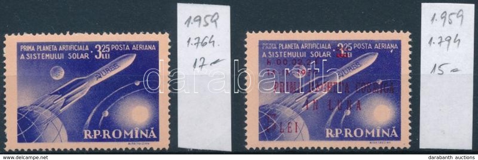 ** 1959 M?hold Bélyeg + Felülnyomással Mi 1764 + 1794 (Mi EUR 32,-) - Otros & Sin Clasificación