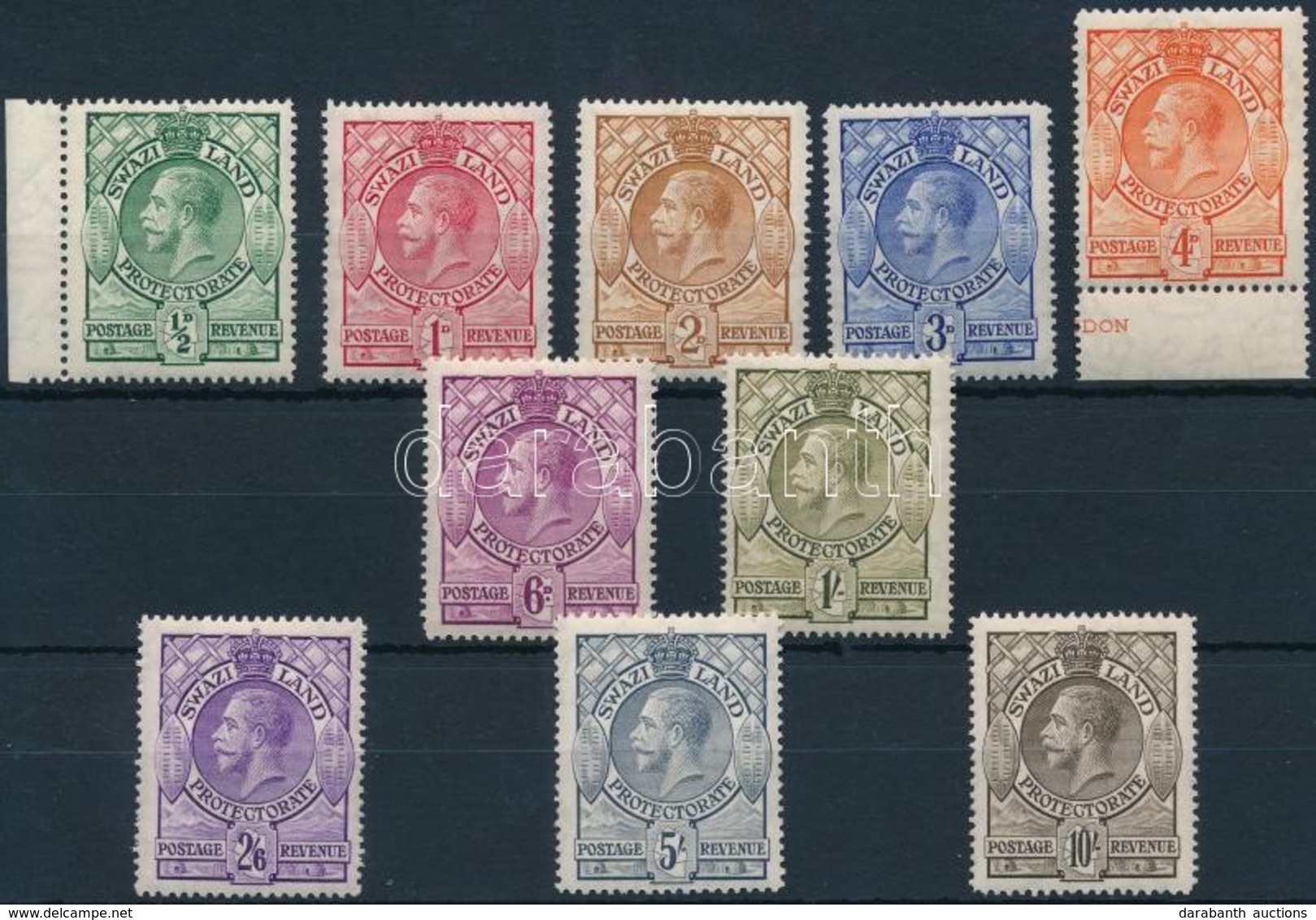 ** * 1933 Forgalmi Sor Mi 10-19 (Mi 11, 17-19 Falcos / Hinged) - Sonstige & Ohne Zuordnung