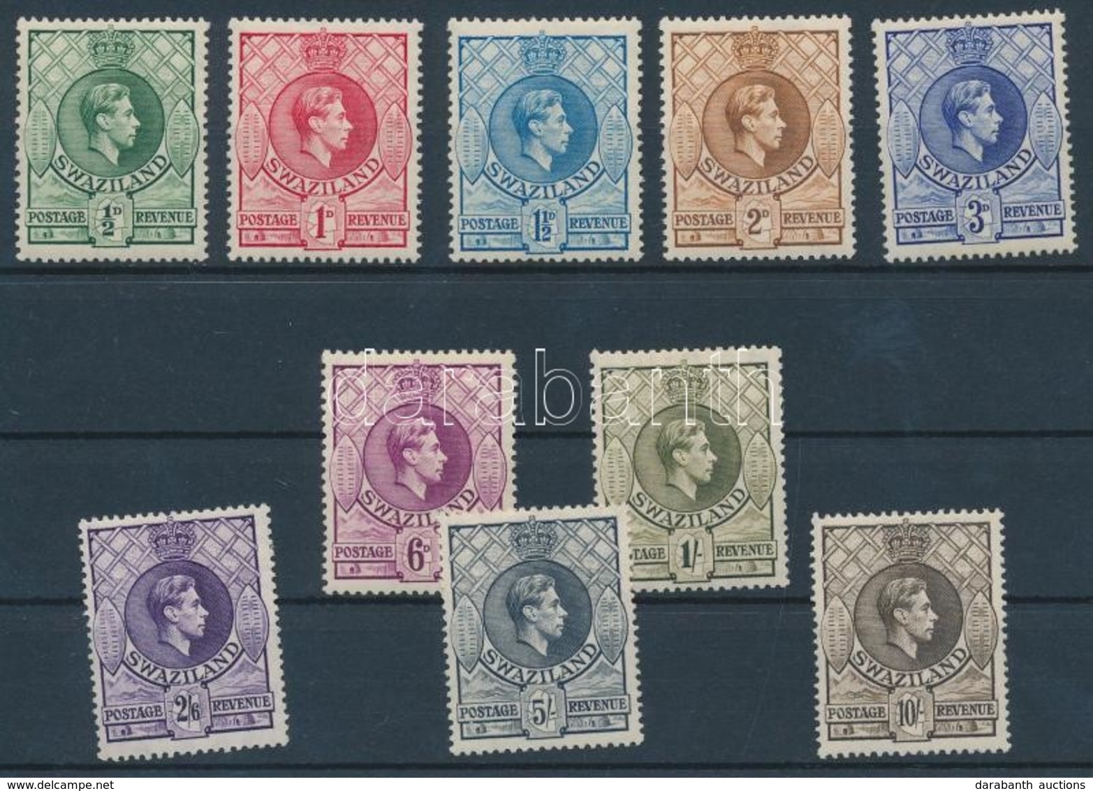 * 1938/1954 Forgalmi Bélyegek / Definitive Stamps Mi 27 A-30 A, 31 AA, 33 AA, 34 A, 	35 AC, 36 AC, 37 C - Otros & Sin Clasificación