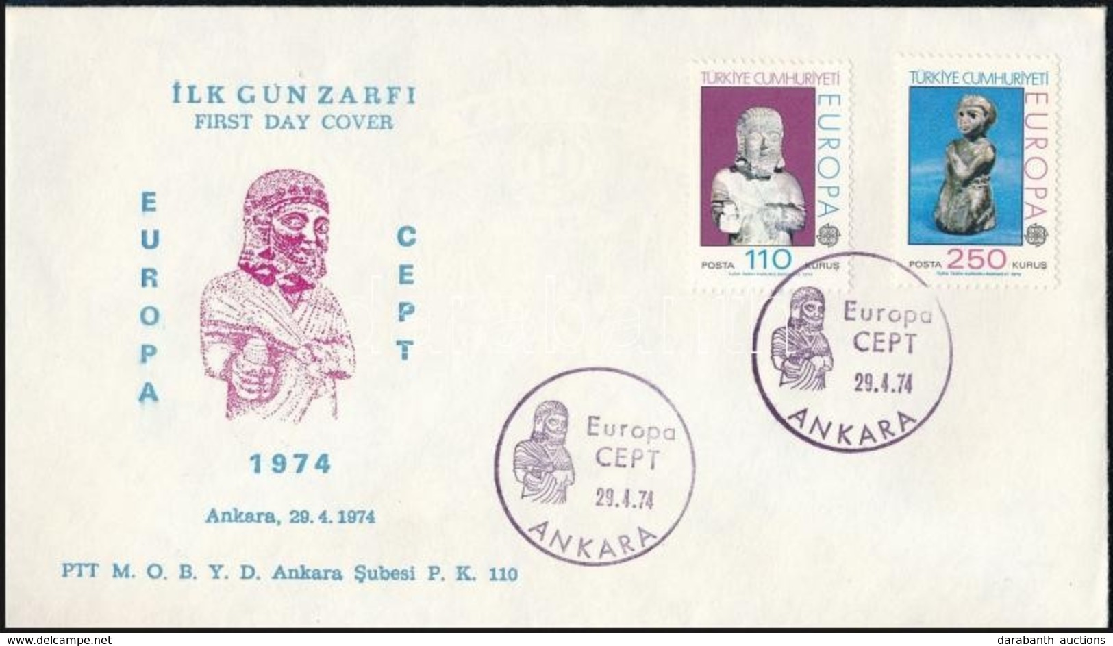 1974 Europa CEPT Mi 2320-2321 FDC-n - Autres & Non Classés