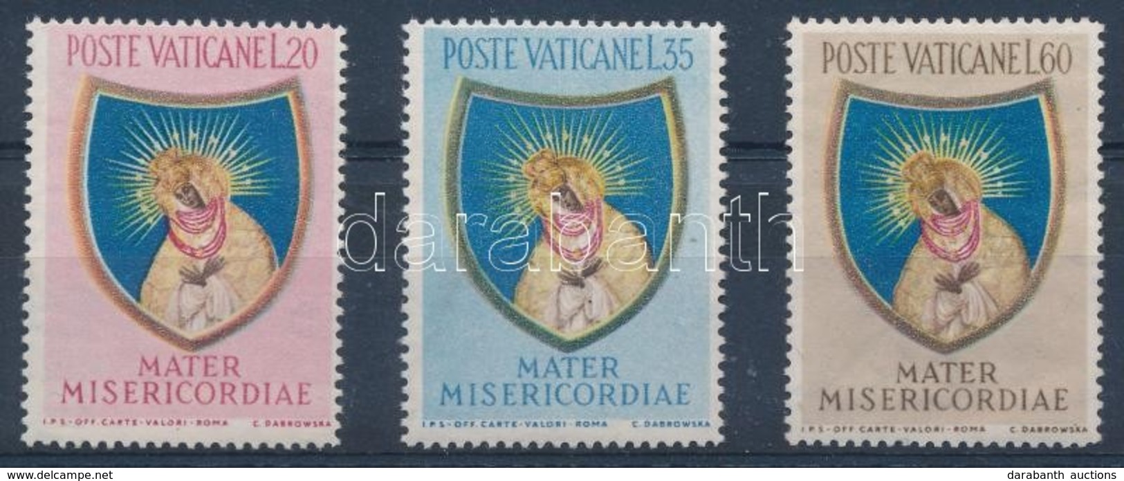 ** 1954 A Mária - év Vége Mi 227-229 - Otros & Sin Clasificación