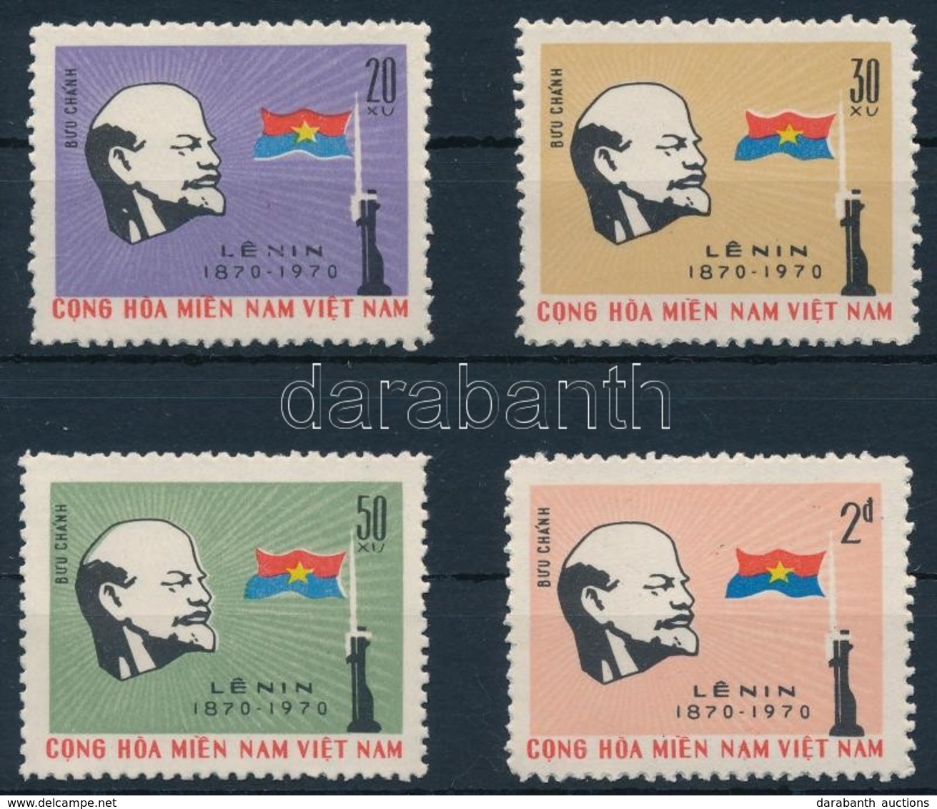 ** Vietkong Kiadás 1970 Lenin Sor Mi 23-26 - Otros & Sin Clasificación