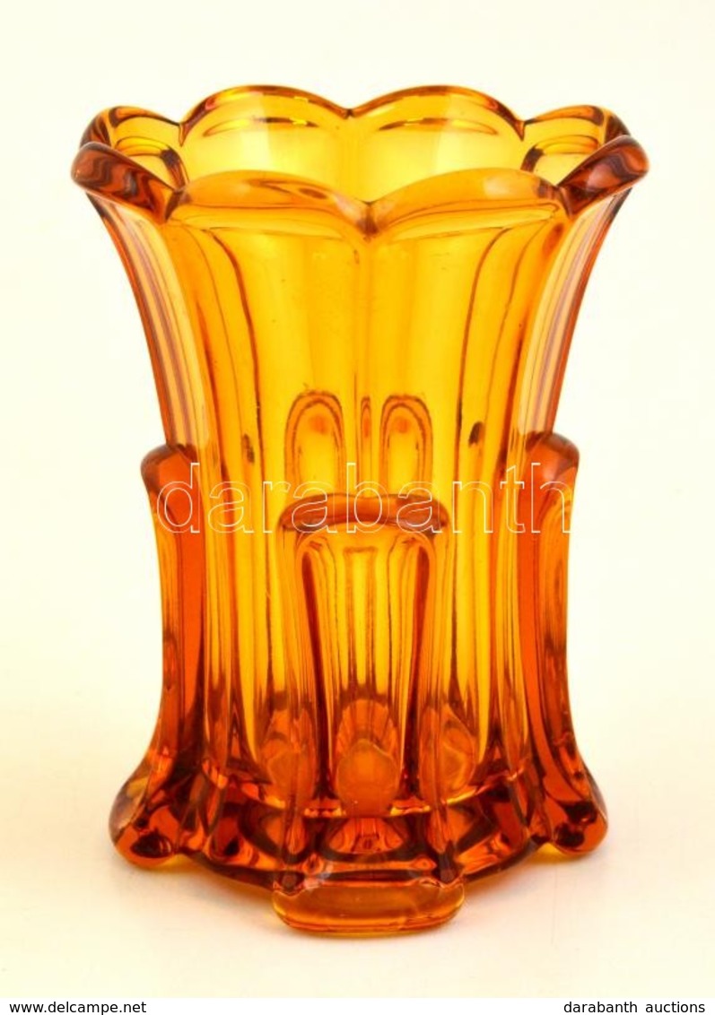 Váza, Formába öntött, Hibátlan, M: 16 Cm - Glas & Kristall