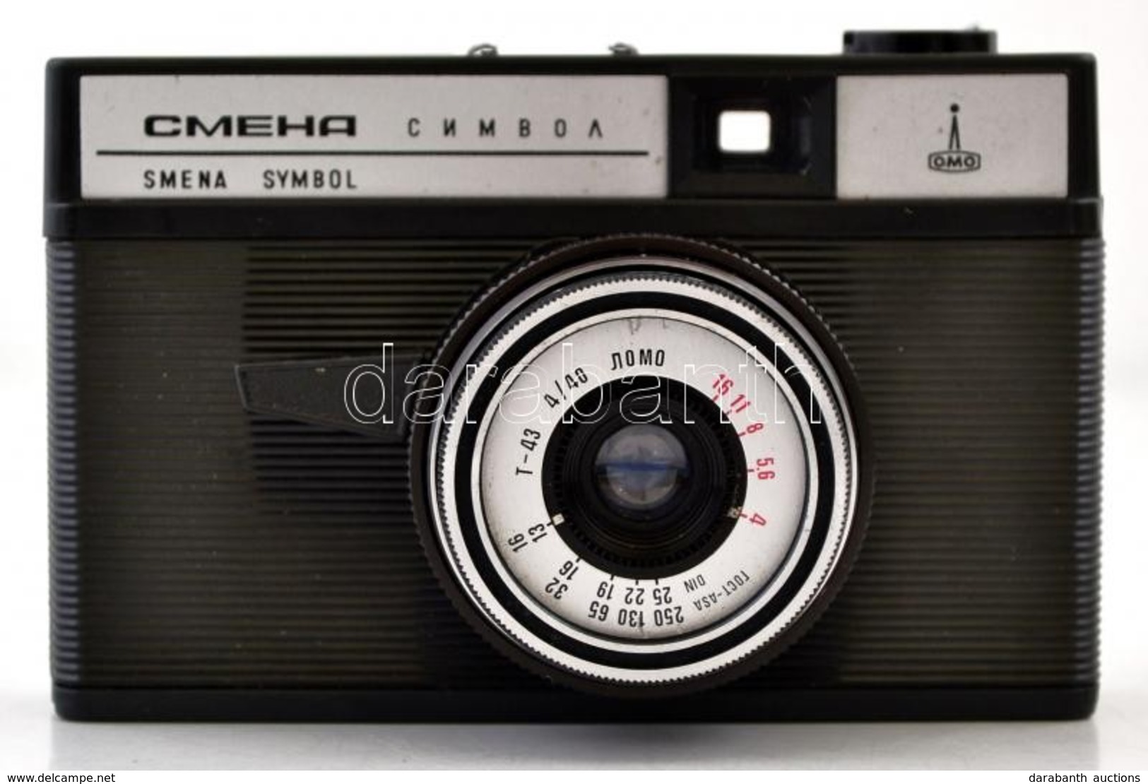 Lomo Smena Symbol Fényképez?gép T-43 F4/40 Objektívvel, Eredeti Tokjában, Jó, M?köd?képes állapotban - Cámaras Fotográficas