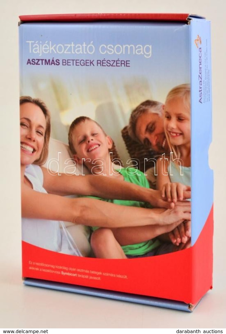 Tájékoztató Csomag Asztmás Betegek Számára, Síppal, Lépésszámlálóval, CD-vel, Stb., Eredeti Dobozában - Otros & Sin Clasificación