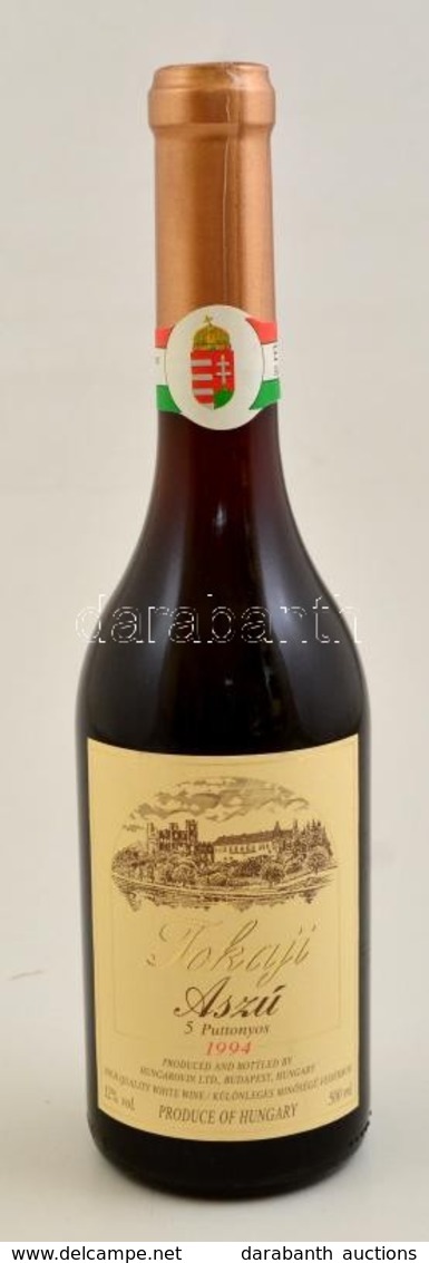 1994 Tokaji Aszú 5 Puttonyos Fehérbor, 500 Ml - Autres & Non Classés