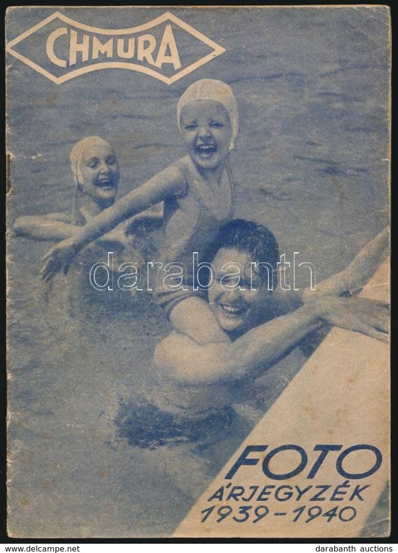 1939 Chmura Foto 1939-1940. Árjegyzék. Bp.,1939, Athenaeum, 23 P. Kiadói Papírkötés. - Sonstige & Ohne Zuordnung