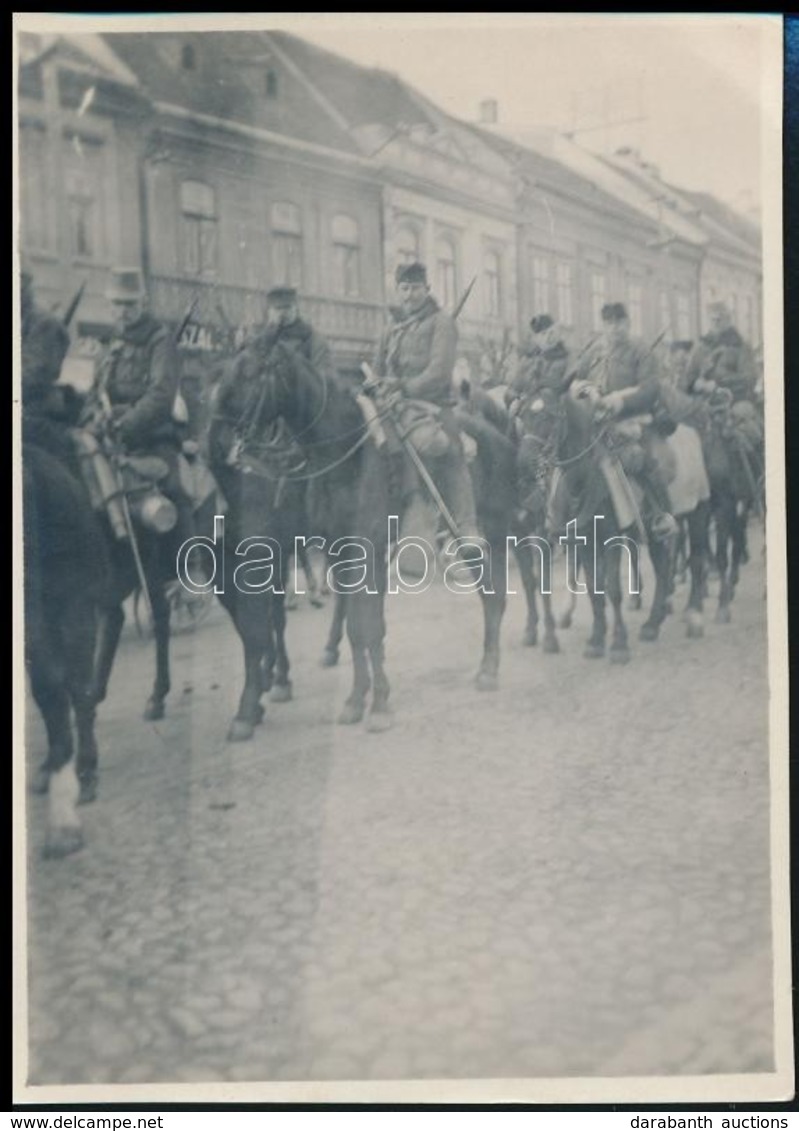 1915 Huszárok Eperjesen 8x12 Cm (számozott Lista Alapján) - Sonstige & Ohne Zuordnung