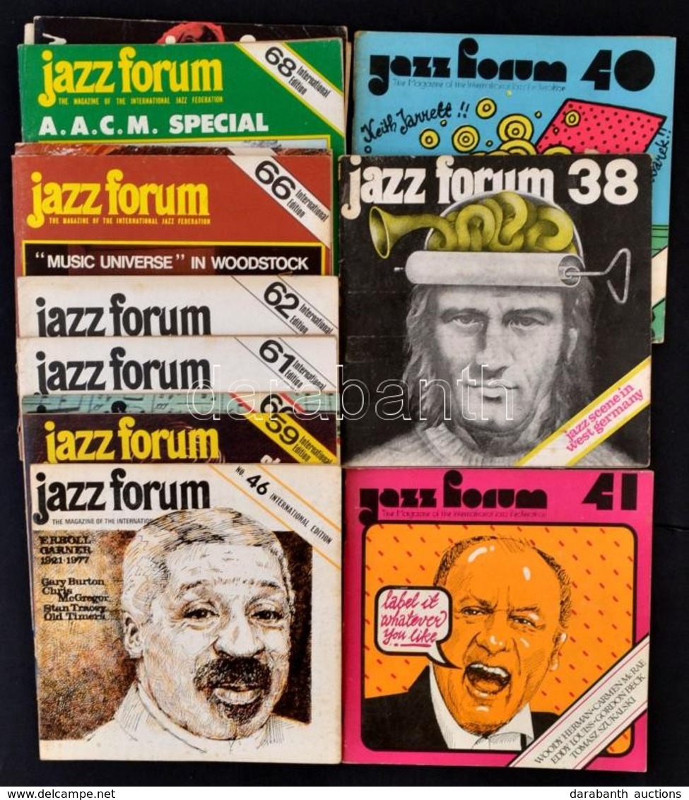 1975-1984 Jazz Forums. The Magazine Of The European Jazz Federation, 17 Szám. Papírkötésben, Angol Nyelven. Változó, Töb - Ohne Zuordnung