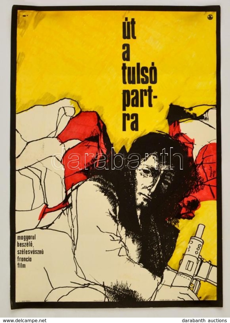 1967 Bognár Árpád (1931-2004): Út A Túlsó Partra,filmplakát, Magyar Hírdet?, Hajtásnyomokkal, 39x56 Cm. - Other & Unclassified