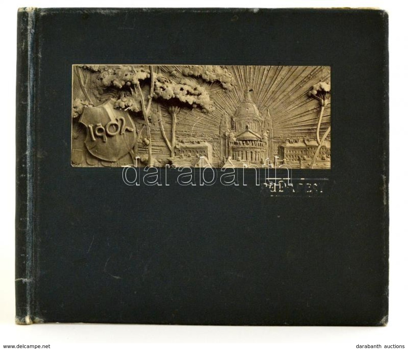 1902 Budapest, Képes Album Naptárral, Nyomdaismertet?vel. Bp., Hornyánszky Viktor. Kopott Vászonkötésben, Egyébként Jó á - Ohne Zuordnung
