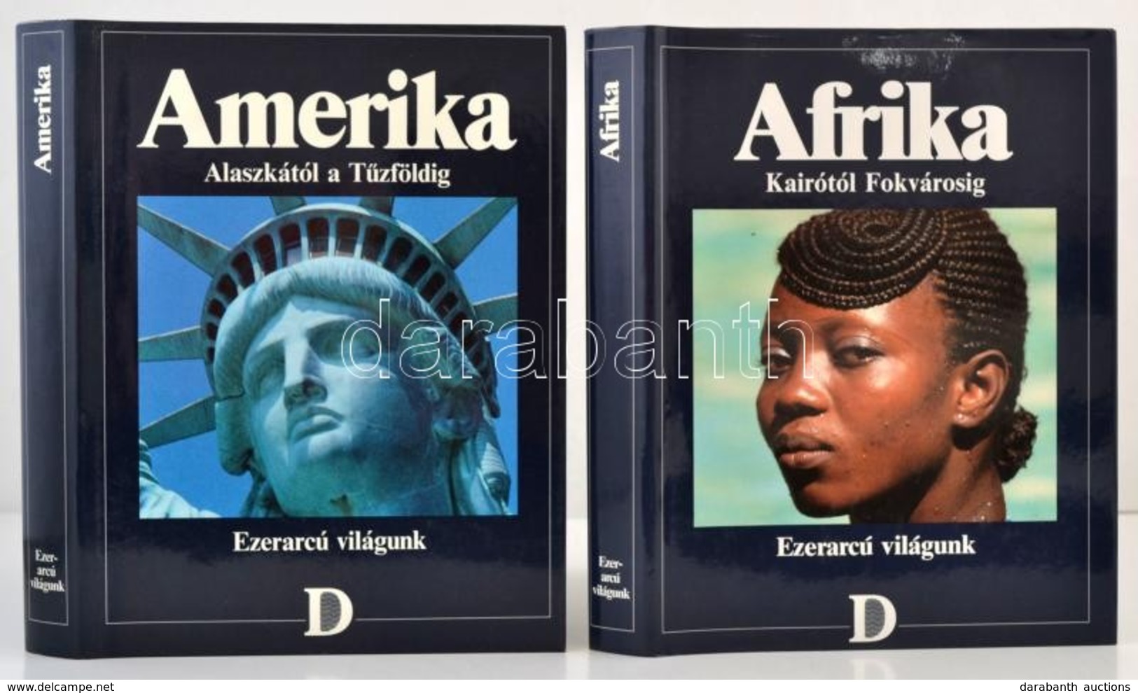 Ezerarcú Világunk 3 Kötete: Ázsia-Ausztrália, Afrika, Amerika. Bp., 1992-1994, Dunakönyv. Kiadói Kartonált Papírkötés, K - Sin Clasificación