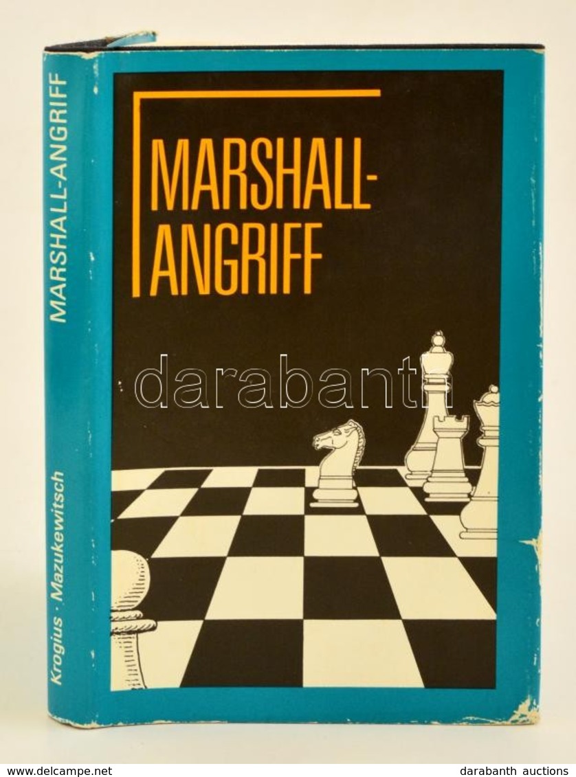 Nikolai Krogius-Anatoli Mazukewitsch: Marshall-Angriff. Berlin, 1989, Sportverlag. Német Nyelven. Kiadói Egészvászon-köt - Sin Clasificación