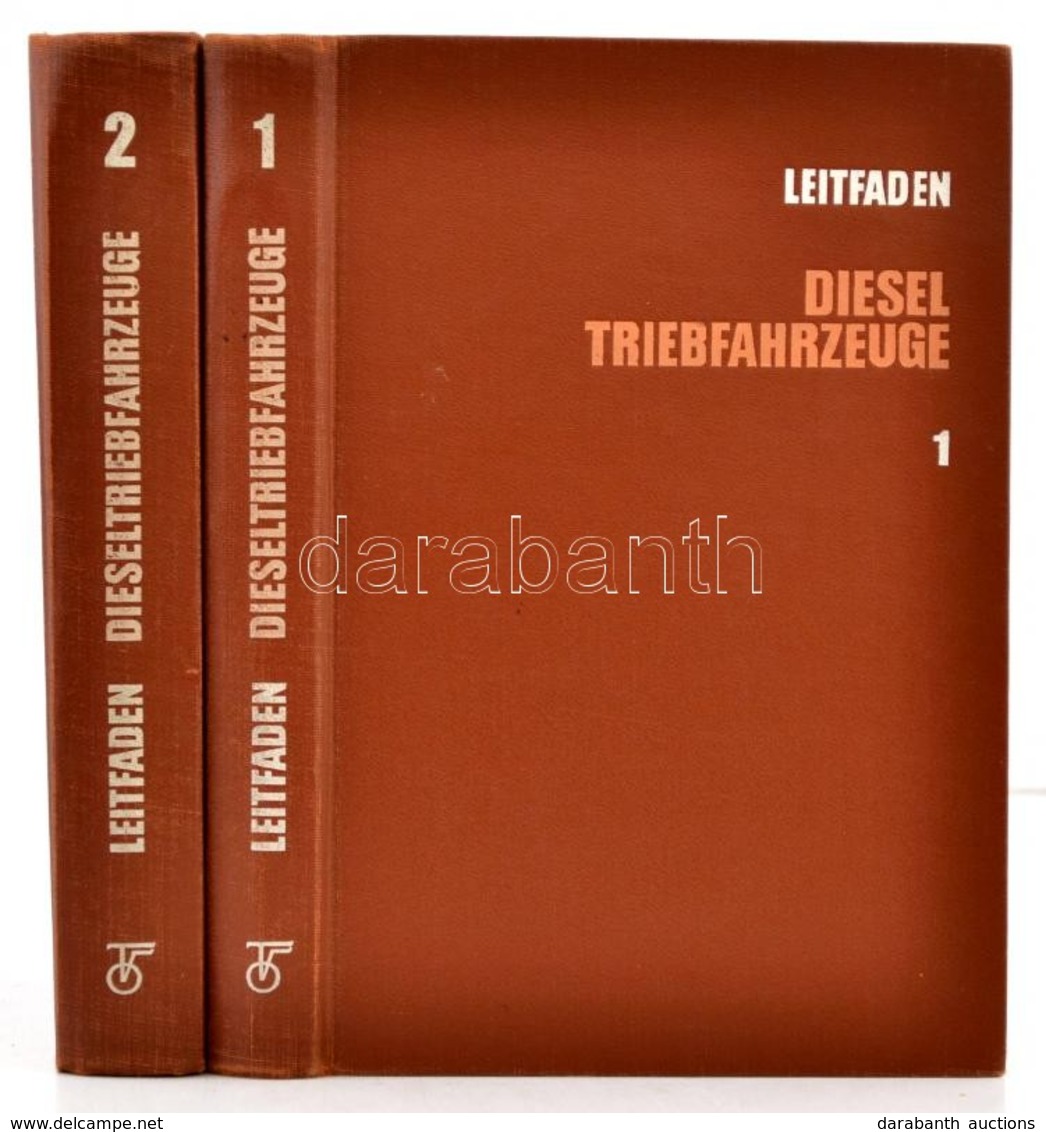 Leitfaden Der Dieseltriebfahrzeuge I-II. Berlin,1966,Transpress VEB Verlag Für Verkehrwesen. Kiadói M?b?r-kötés, Az Egyi - Sin Clasificación