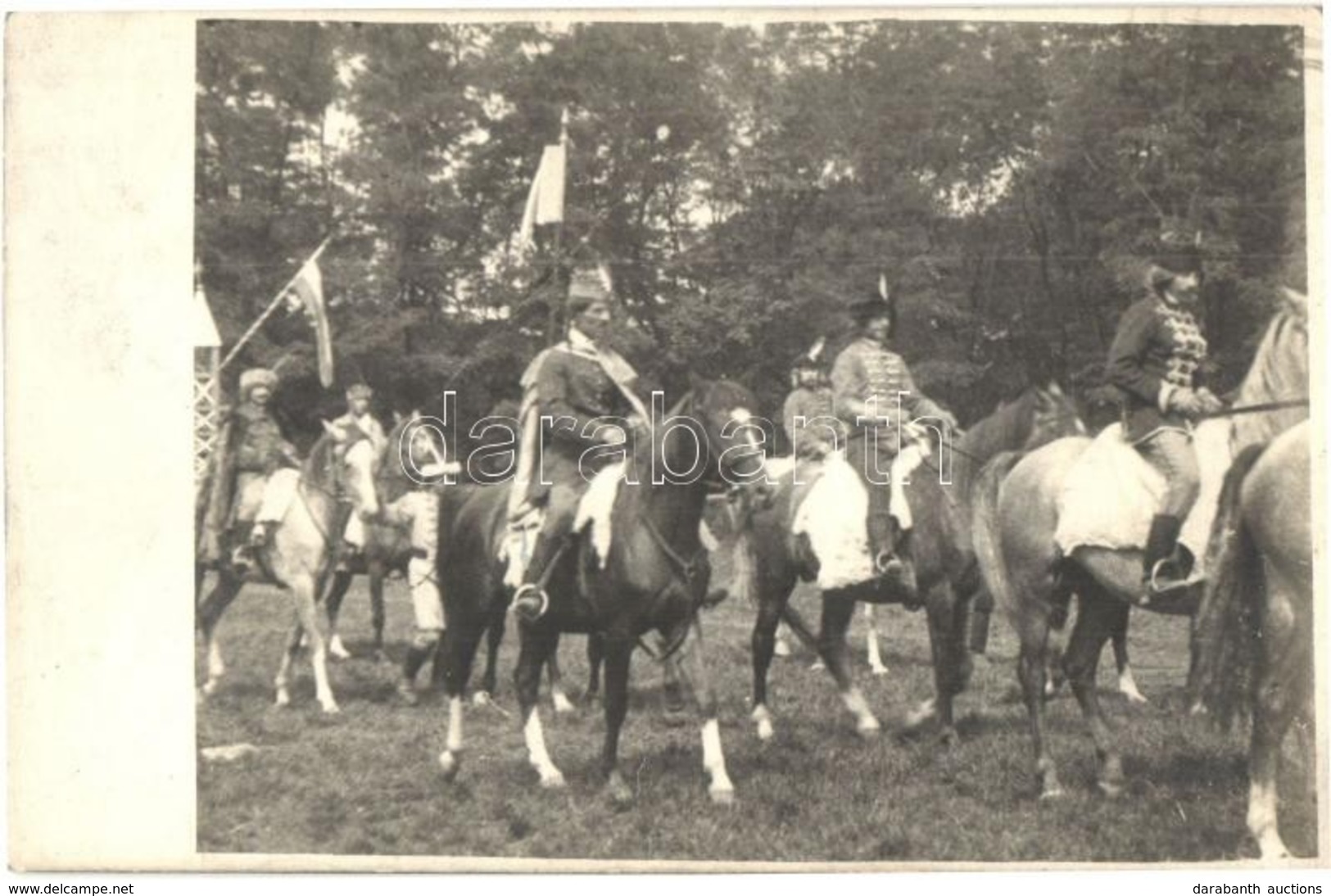 T2 1927 Bábolna, Lovas Felvonulás. Photo - Sin Clasificación