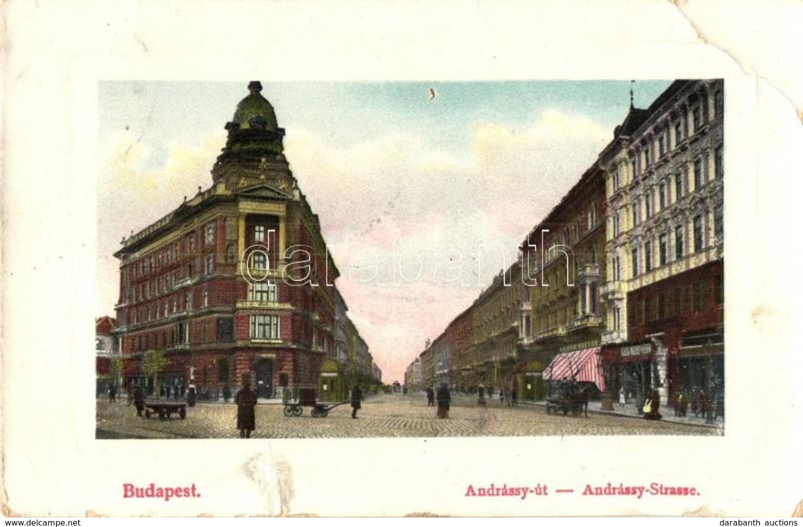 T3 1910 Budapest VI. Andrássy út, Weiner Mátyás üzlete (EB) - Sin Clasificación