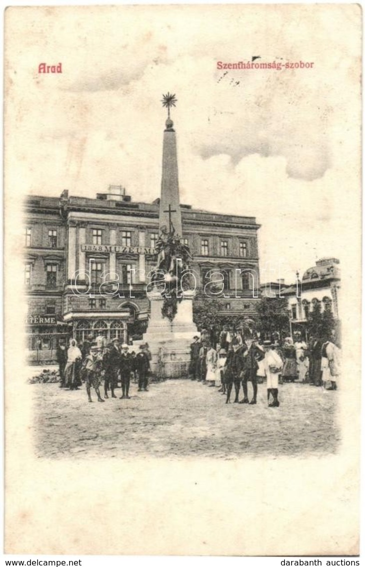 T2/T3 Arad, Szentháromság Szobor, 1848 Múzeum, étterem. Kerpel Izsó 51. (fl) - Ohne Zuordnung