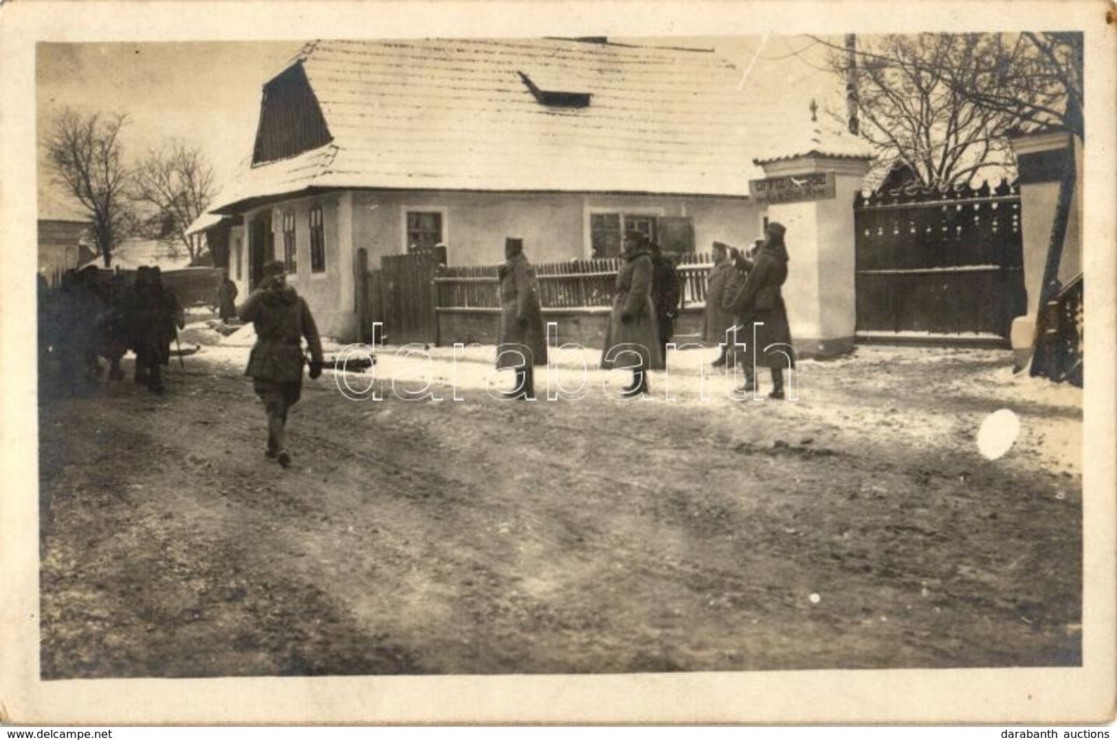 * T2 Bereck, Bretcu; Bevonulás / Entry Of The Hungarian Troops, Photo - Ohne Zuordnung