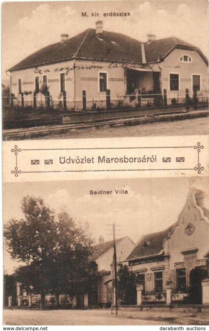 T2 Berzova, Marosborsa, Barzava; M. Kir. Erdészlak, Seidner Villa / Forestry House, Villa - Non Classés