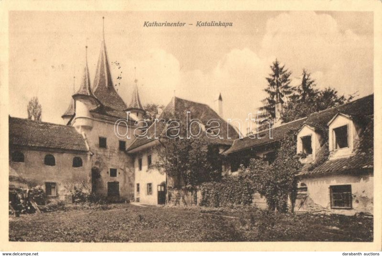 T2 Brassó, Brasov, Kronstadt; Katalin Kapu. H. Zeidner Nr. 32. / Katharinerthor / Gate - Ohne Zuordnung
