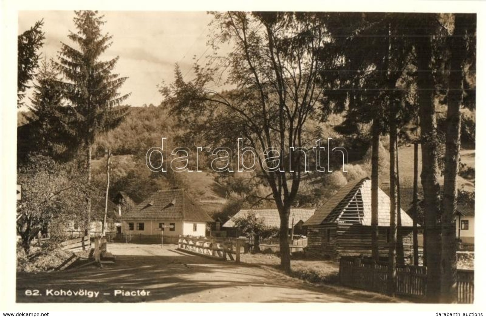 ** T1 Kohóvölgy, Strambu-Baiut (Magyarlápos Mellett / Near Targu Lapus); Piactér, Fahíd, útjelz? Tábla / Marketplace, Wo - Ohne Zuordnung