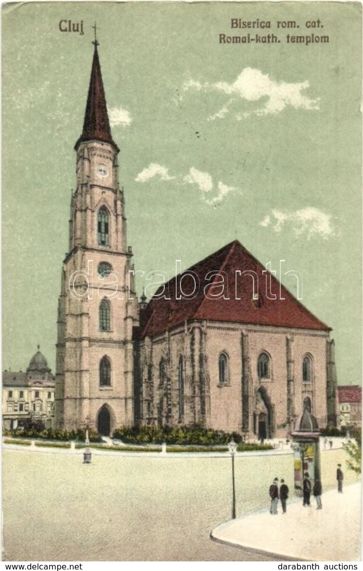 T2/T3 Kolozsvár, Cluj; Biserica Rom. Cat. / Római Katolikus Templom. Ferenczi Kiadása / Catholic Church (EK) - Sin Clasificación