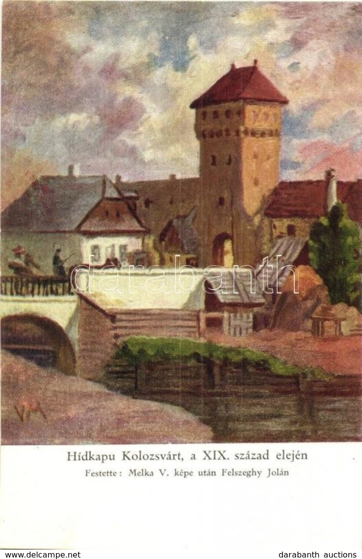 ** T2 Kolozsvár, Cluj; A XIX. Század Elején, Melka V. Képe Után. A Kolozsvári Vörös Kereszt Egyleti Kórház Javára / In T - Ohne Zuordnung