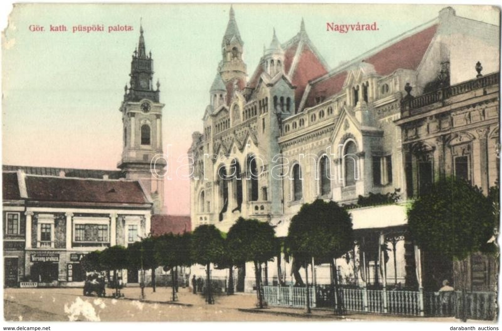 ** T3/T4 Nagyvárad, Oradea; Görög Katolikus Püspöki Palota, Krámer Áron Versenyáruháza / Greek Catholic Bishop's Palace, - Sin Clasificación