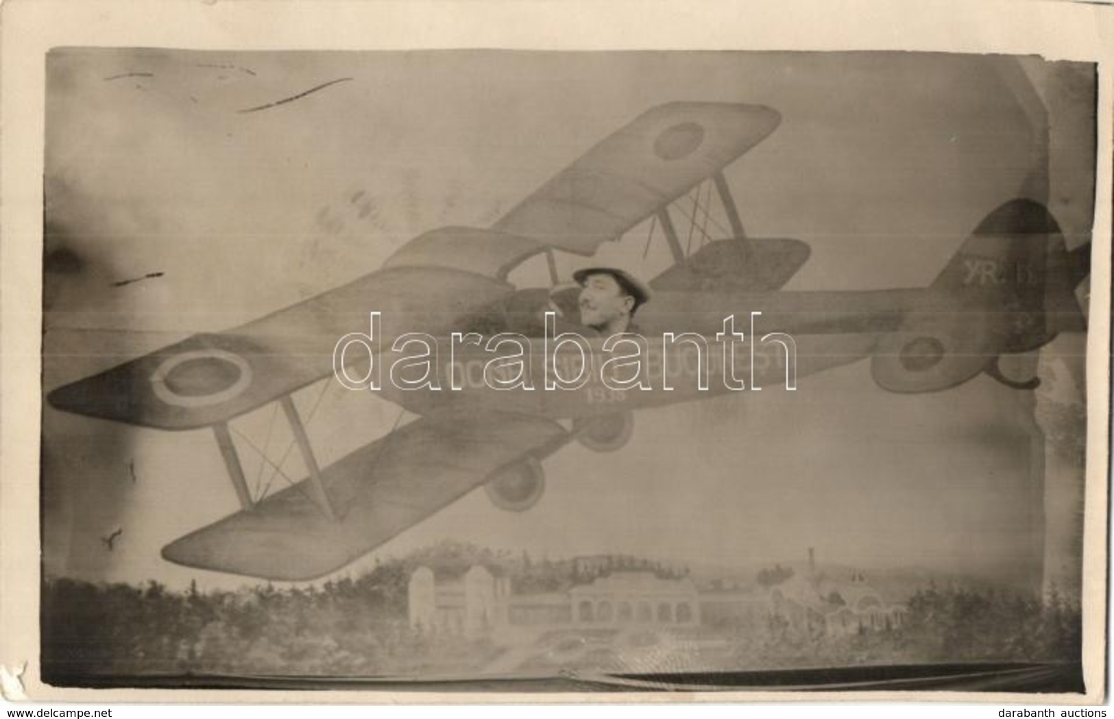 * T2/T3 1938 Vízakna-Bukarest, Ocna Sibiu-Bucuresti; Repül?gépes Montázs / Airplane Montage (EK) - Ohne Zuordnung