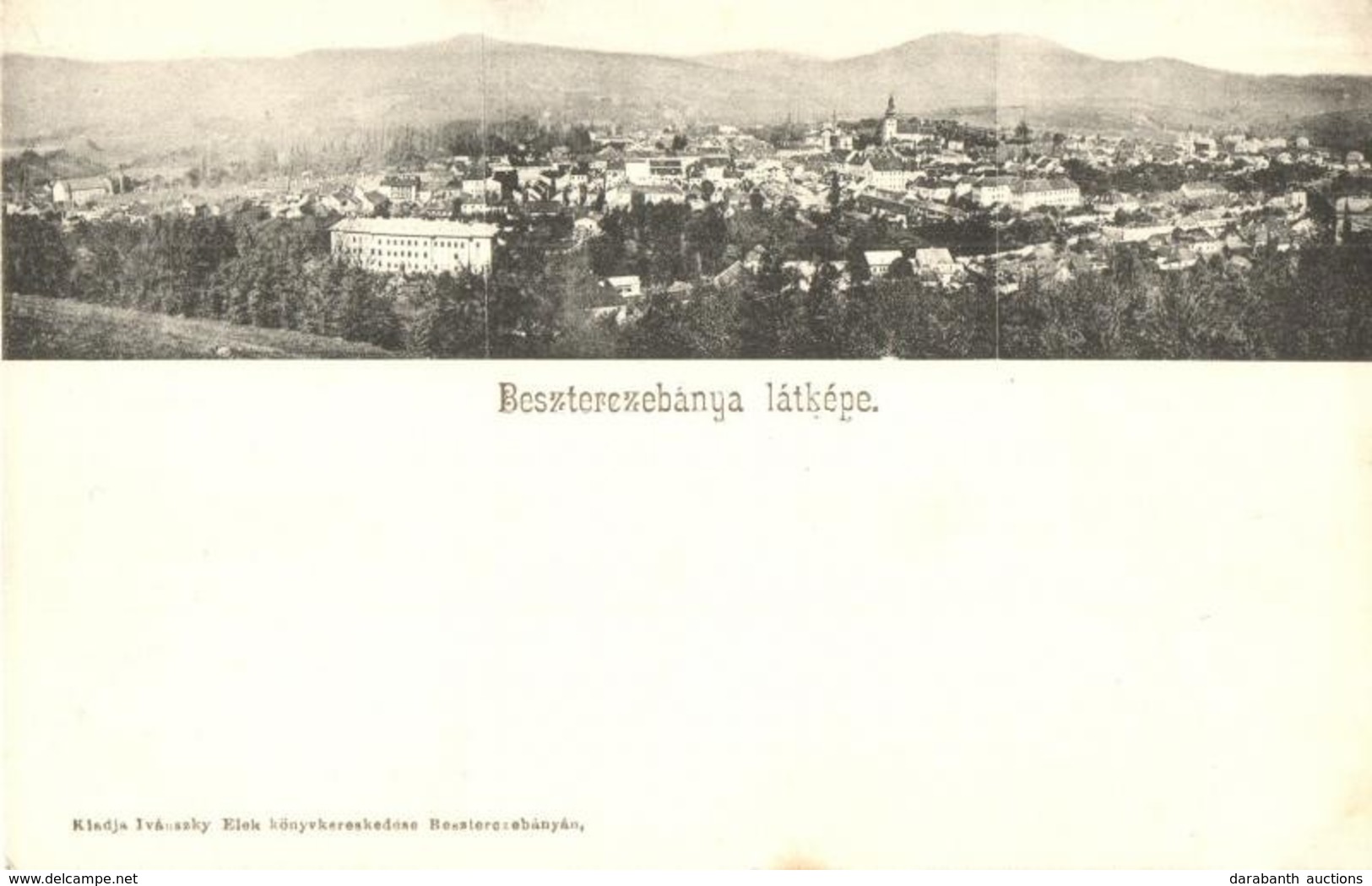 ** T2/T3 Besztercebánya, Banská Bystrica; Látkép. Kiadja Ivánszky Elek / General View (EK) - Sin Clasificación