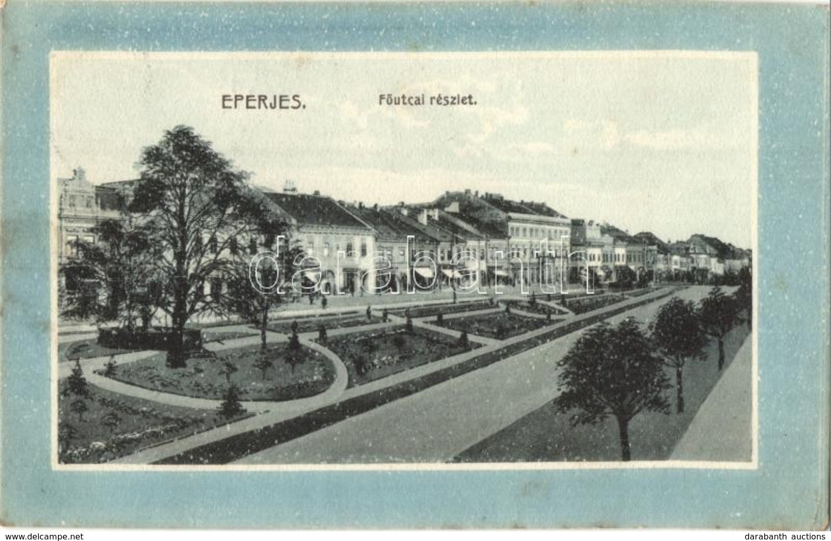 T2/T3 1911 Eperjes, Presov; F? Utca. Divald Károly Fia / Main Street (EK) - Sin Clasificación
