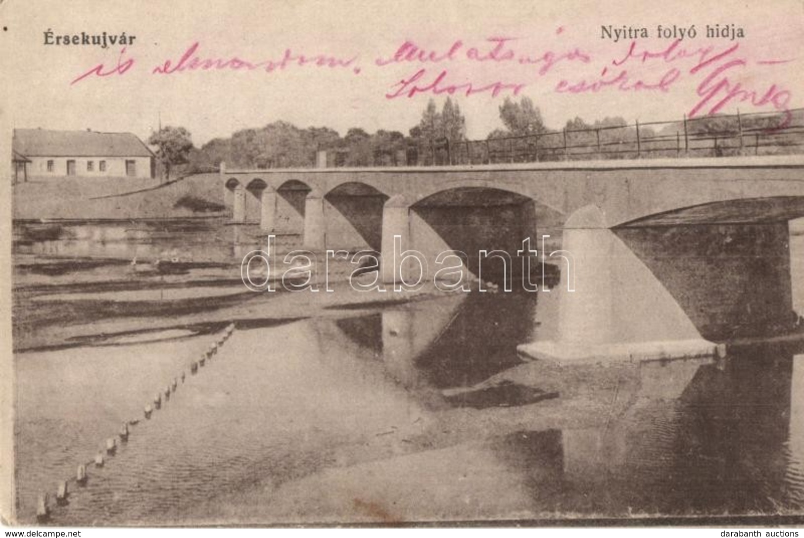 T2 Érsekújvár, Nové Zamky; Nyitra Folyó Hídja / Bridge Across Nitra River - Unclassified