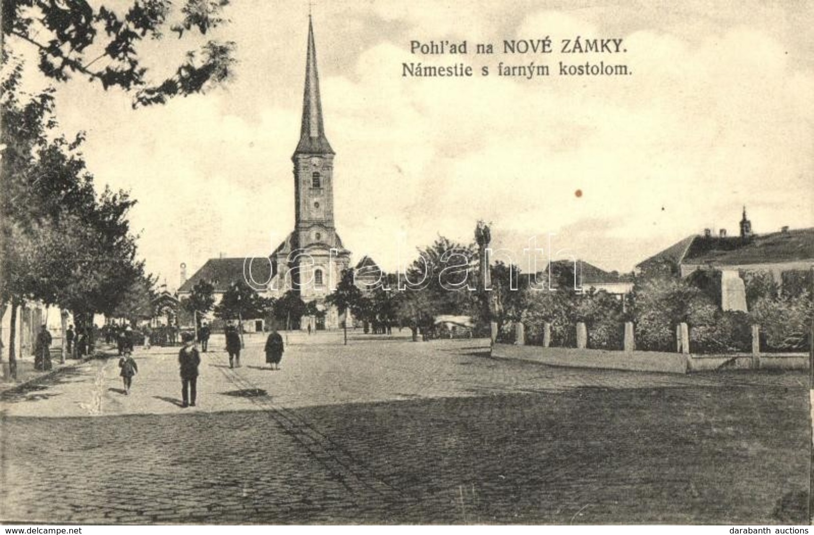 T2 Érsekújvár, Nové Zamky; Tér és Templom / Square And Church - Sin Clasificación