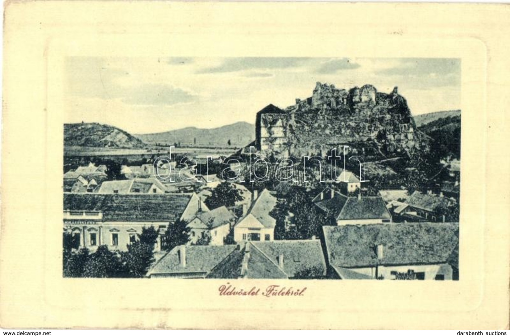 T2 Fülek, Filakovo; Vár, Weisz Vendégl?, Szálloda és Vigadó. W.L. Bp. 5962. / Castle, Hotel, Restaurant And Redoute - Sin Clasificación