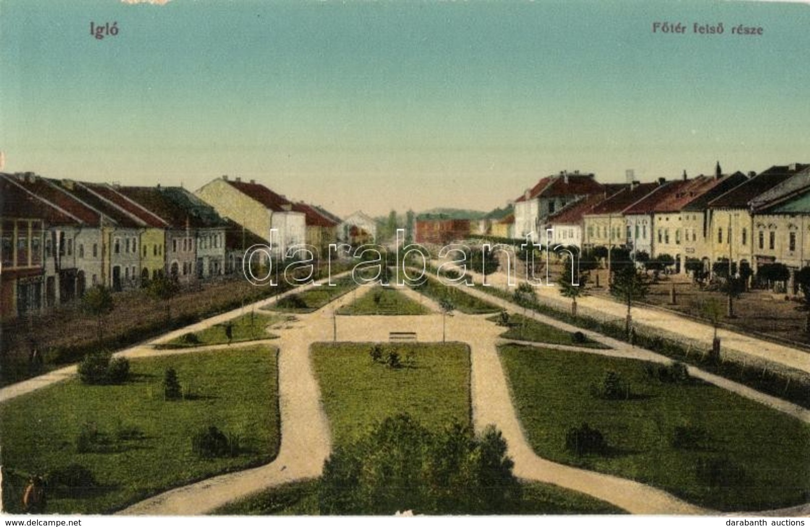 * T2 1913 Igló, Zipser Neudorf, Spisská Nová Ves; F? Tér Fels? Része / Main Square - Unclassified