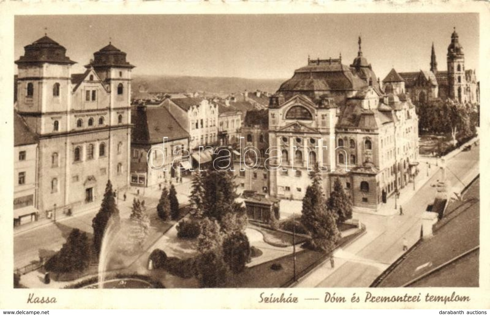 ** T2 Kassa, Kosice;  Színház, Dóm és Premontrei Templom / Theatre, Dome, Church - Sin Clasificación