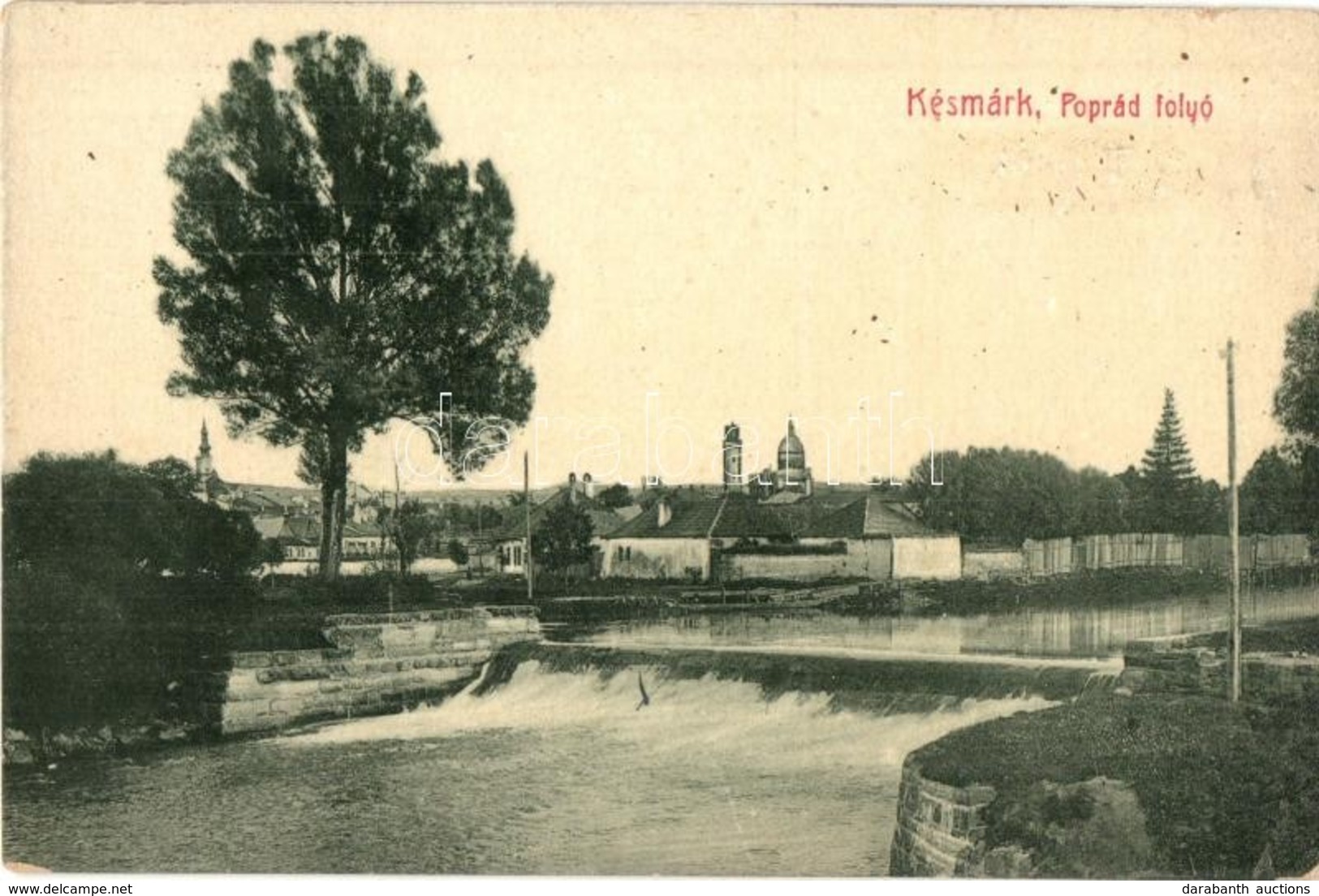 ** T2 Késmárk, Kezmarok; Poprád Folyó. W.L. Bp. 2905. / River Poprad - Sin Clasificación